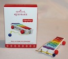 Hallmark 2017 Fisher Price Pull-a-tune Xylophone Christmas Tree Ornament W  Box