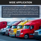 For Vernier Locking Throttle Cable-buyers 6ft Heavy Duty Vcgtx06 Truck Equipment