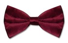 100  Silk Bowtie Solid Burgundy Color Mens Bow Tie For Tuxedo Or Suit