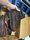 Vtg Red Wing Usa Super Sole 2245 Mens 7 5 Medium Drk Brown Work Boots Org Box