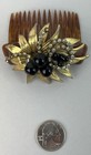 Vtg  C  Gulliot 1930s Art Deco Celluloid Hair Comb Beaded Rhinestones