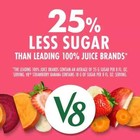 V8 Strawberry Banana 100  Fruit And Vegetable Juice  8 Fl Oz Can 6 Pack