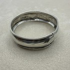 Antique English Sterling Silver Classic Thin Napkin Ring Collectible