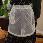 Vintage Lot Of 5 50s 60s Half Aprons Multiple Colors And Fabrics  As Is