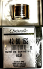 1 Brillant Christofle Albi Napkin Ring Silver-plated M  tal Argent   Sealed Paris