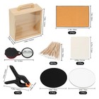 114pc Trading Card Flattening Kit Card Cleaning Care Tools Set