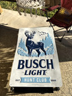 Busch Light Deer Beer Metal Bar Sign Tin Tacker 24 x15  Deer Hunt 2025 Busch