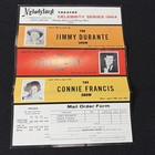 Melodyland Theatre Mail Order Form mini Poster-francis  Fisher  Durante-1964