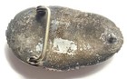Native American  Sterling Silver Large Turquoise  Oval Belt Buckle
