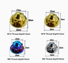 M6 M8 M10 M12 Titanium Dome Head Nut Acorn Nut For Motorcycle Tuning Ti-6al-4v