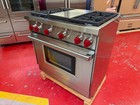 36    Wolf Gas Range Gr364c  new Showroom Model 