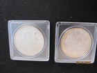 Qty 2--1887 Morgan Dollar Coins  Uncir Culated Mint- 90  Slver