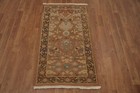 Traditional Vintage Accent Rug Handmade With Antique Charm And Warm Hues 2x4