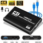 4k Audio Video Capture Card Usb 3 0 Hdmi Video Capture Device Full Hd Recording