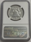 1958 Ngc Pf69 Proof Ben Franklin Half Dollar 50c 90  Silver Portrait Label