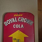 Vintage Original Royal Crown Cola Thermometer Sign Best By Taste Test Donasco54