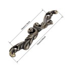 Dophee 10pcs Antique Brass Decorative Pull Handle For Mini Jewelry Box