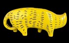 Vintage Mid Century Modern Pride Creations Paper Mache Cat Coin Bank 