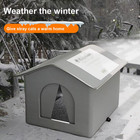 Outdoor Stray Cat Dog House Waterproof Outdoor Winter Warm Pet Cave Sleeping Bed