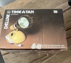 Vintage General Electric Deluxe Time-a-tan Sun Tanner Lamp Ge Rsk6 W  Box Tested