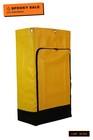 Replacement Janitorial Cart Bag 10 5 wx17 5 dx32  Long Vinyl With 6 Solid Brass