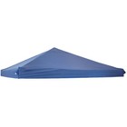 10 X 10 Ft Square 150d Oxford Fabric Pop-up Canopy Shade - Blue By Sunnydaze