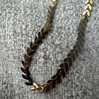 Vintage Chevron Link Choker Chain