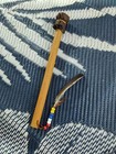 Native American 12 In   Hand Drum Stick beater W 4 Direction Beads   Feather