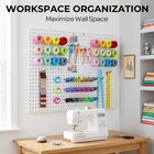 50 Pack Black Pegboard Hooks  2 Inch Metal Peg Board Hooks Accessories  Peg B   