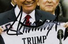Donald Trump Signed 8x10 Photo With Coa  987169  - Bent  president 