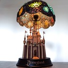 Disneyland 50th Anniversary Fantasy In The Sky Disney Stained Glass Tiffany Lamp