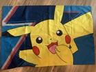 Pokemon Pikachu Pillowcase Blue Yellow Red Kids Tv Show Anime 30    X 20   