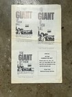 Pressbook Warner Bros  Giant 1956 James Dean  Elizabeth Taylor  Rock Hudson