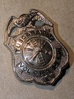 Obsolete fire Department Badge   Village Marshall Badge  Tuscarawas ohio  tusky 