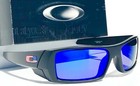 New  Oakley Si Gascan Matte Black W Usa Flag Polarized Galaxy Blue Sunglass 9014