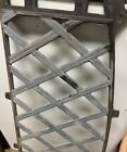 Heavy Cast Iron Metal Art Bench Decor Salvage 48    Long Window Grate Crafter