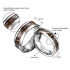 6 8mm Men Women Camo Tungsten Carbide Ring Camouflage Comfort Fit Wedding Band