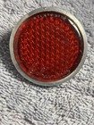 Schwinn Approved Prewar Deluxe Motorbike Bicycle Script Glass Reflector