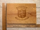 1 Rare Wine Wood Panel Domaine Faiveley France Vintage Crate Box Side 8 25 1025
