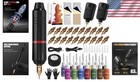 Complete Rotary Tattoo Machine Set With 2 Power Supplies