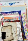 100  Variety Paper Pack Junk Journal Supplies Mixed Lot Scrapbook Textures Color