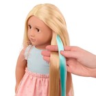 Our Generation Poppy 18  Hair Grow Doll With Hair Clips   Styling