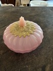 Vintage Avon Elusive Beauty Dust Pink Plastic Powder Box