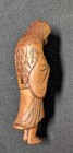 18 19th C Rare Beautiful Antique Japanese Carved Wood Netsuke Toad Sage