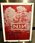 Nine Inch Nails San Francisco Warfield Tour Lithograph Poster Dresden Dolls 4 05