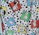 Vintage Disney 101 Dalmatians Toddler-size 4pc Sheet Set Pillowcase Pj Holder