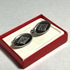 Vintage Silvertone Oval Cufflinks