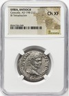 Caracalla 198-217 Ad Ngc Ch Xf Huge Silver Tetradrachm Antioch Roman Empire Coin