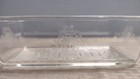 Vintage Glasbake Loaf Pan Refrigerator Dish  254  No Lid  Etched Pattern U s a 