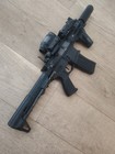 G g Full Metal Arp 556 Pdw Aeg Airsoft Rifle Battleship Grey With Tracer Unit